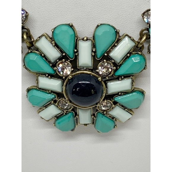 J. Crew Green & Navy Blue Necklace - Picture 2 of 3